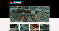Desktop Screenshot of dewilde-wegenbouw.nl